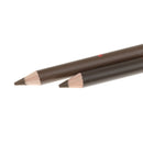 2pcs Waterproof Double-end Cosmetic Makeup Eyebrow Eyeliner Pencil Light Brown + Dark Brown