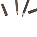 2pcs Waterproof Double-end Cosmetic Makeup Eyebrow Eyeliner Pencil Light Brown + Black