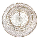 Collasipble Metal Steel Wire Fish Lobster Mesh Fishing Net Prawn Crab Cage Trap Net