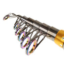 1 x Outdoor 9 Segments Sea Spinning Fishing Rod Fishing Tackle Fishing Pole
