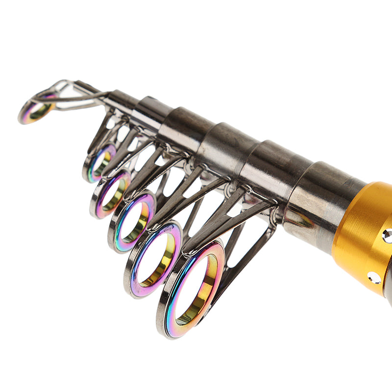 1 x Outdoor 9 Segments Sea Spinning Fishing Rod Fishing Tackle Fishing Pole