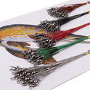 100Pcs Assorted Fly Fishing Wire Lead Line Connector Leader 15/18/22/25/28cm