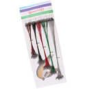 100Pcs Assorted Fly Fishing Wire Lead Line Connector Leader 15/18/22/25/28cm
