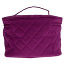 Women Girls Travel Carry Multi Pocket Cosmetic Makeup Tools Storage Organizer Makeup Toiletry Bag Pouch Purple
