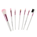 Women Pro Face Makeup Cosmetic Brush Tools Eyelash Comb Blush Eyeshadow Lipstick Applicator Brush 7Pcs/Set + Pouch Bag Case Pink