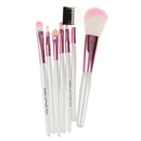 Women Pro Face Makeup Cosmetic Brush Tools Eyelash Comb Blush Eyeshadow Lipstick Applicator Brush 7Pcs/Set + Pouch Bag Case Pink