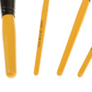 Women Pro Face Makeup Cosmetic Brush Tools Eyelash Comb Blush Eyeshadow Lipstick Applicator Brush 7Pcs/Set + Pouch Bag Case Yellow