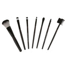 Women Pro Face Makeup Cosmetic Brush Tools Eyelash Comb Blush Eyeshadow Lipstick Applicator Brush 7Pcs/Set + Pouch Bag Case Brown