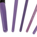 Women Pro Face Makeup Cosmetic Brush Tools Eyelash Comb Blush Eyeshadow Lipstick Applicator Brush 7Pcs/Set + Pouch Bag Case Purple
