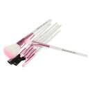 Women Pro Face Makeup Cosmetic Brush Tools Eyelash Comb Blush Eyeshadow Lipstick Applicator Brush 7Pcs/Set + Pouch Bag Case Green