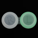 Portable Cute Plastic Cat Design Contact Lens Holder Case Organiser Box Travel Accessories Green