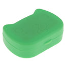 Portable Cute Plastic Cat Design Contact Lens Holder Case Organiser Box Travel Accessories Green