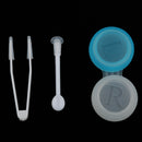 Portable Cute Plastic Cat Design Contact Lens Holder Case Organiser Box Travel Accessories Blue