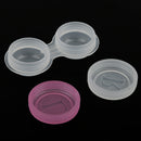 Cute Portable Cat Design Contact Lens Holder Case Cover Protector Organiser Box Rose Red