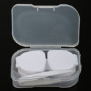 Set Of Plastic Stylish Compact Lens Tweezers + The Stick with Sucker + Contact Lens Case + Lens Solution Bottle Travel Accessory 6.5 x 4 cm