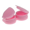 Set Of Plastic Lens Tweezers + The Stick with Sucker + Contact Lens Case + Lens Solution Bottle 6.5 x 4 cm Pink