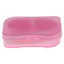 Set Of Plastic Lens Tweezers + The Stick with Sucker + Contact Lens Case + Lens Solution Bottle 6.5 x 4 cm Pink