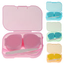 Set Of Plastic Lens Tweezers + The Stick with Sucker + Contact Lens Case + Lens Solution Bottle 6.5 x 4 cm Pink