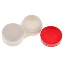 Hollow Design Contact Lens Case Travel Storage Kit Holder Container Rose