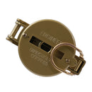 High-precision Metal Mini Keychain Directional Compass with magnifier Outdoor Camping Hiking