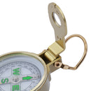 High-precision Metal Mini Keychain Directional Compass with magnifier Outdoor Camping Hiking