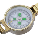 High-precision Metal Mini Keychain Directional Compass with magnifier Outdoor Camping Hiking