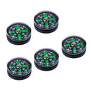 5pcs 15mm Mini Button Compass for Camping Hiking Learning
