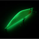 1pc Luminous Glow Minnow Hard Fishing Lure Crankbait 8.2cm 8g