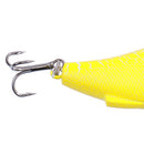 Luminous Minnow Glow in the Dark Fishing Lures Sea Boat Tackle Rig - Yellow
