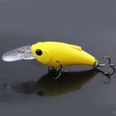 Luminous Minnow Glow in the Dark Fishing Lures Sea Boat Tackle Rig - Yellow