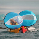 Portable Deploys Quickly Downwind Wind Paddle Popup Canoe Kayak Sail 42 inch
