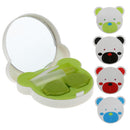 Portable Contact Lens Case Pocket Size Storage Holder Container A-5577 Blue