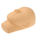 Closed Eyes Mannequin Head for Face Massage Makeup Eyelash Extension Practice Face Painting Training