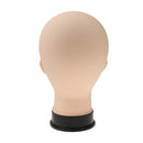 Bald Female Mannequin Head Scarf Hat Cap Wigs Glasses Display Model - Nude