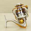 Metal 5000 Rocker Spinning Fishing Reels with 10 Bearings 5.5:1 Gear Ratio