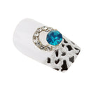 Pack of 10 Metallic Nail Art Accessories Alloy 3D Manicure Decoration Jewelry Glitter Rhinestone