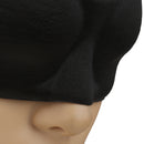 Cotton Sleeping Mask Eye Cover Nose Pads Nap Blindfold Light Protector - Black