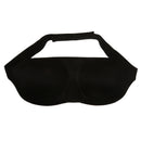 Black Rebound Cotton Eye Mask Travel Plane Sleeping Nose Pad Blindfold Rest Shade