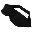 Black Rebound Cotton Eye Mask Travel Plane Sleeping Nose Pad Blindfold Rest Shade