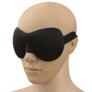 Cotton Padded Travel Plane Sleeping Eye Mask Shade Fatigue Blindfold Light Resistant Black