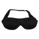 Cotton Padded Travel Plane Sleeping Eye Mask Shade Fatigue Blindfold Light Resistant Black