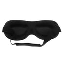Cotton Padded Travel Plane Sleeping Eye Mask Shade Fatigue Blindfold Light Resistant Black