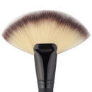 Large Fan Blush Face Powder Foundation Highlighting Contouring Blending Cosmetic Brush Make Up Tool
