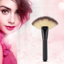 Large Fan Blush Face Powder Foundation Highlighting Contouring Blending Cosmetic Brush Make Up Tool