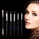 6Pcs Pro Cosmetic Smoky Eye Brush Set Eyeshadow Eyeliner Eyebrow Makeup Brush