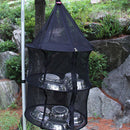 4 Layers Drying Net Rack Folding Vegetable Fish Mesh Dry Net Prevent Insects