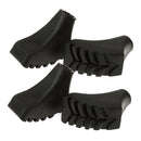 4pcs/set Replacement Walking Stick Trekking Hiking Pole Rubber Ferrule Ends