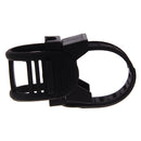 Plastic Rubber Mount Holder Clamp Clip for Bike LED Light Lamp Flashlight Black - Slip Resistance