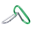 10Pcs Climbing Tent Bottles Hooks Carabiners D Shape Keychain Backpack Clasp Snap Clip
