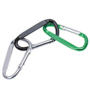 10Pcs Climbing Tent Bottles Hooks Carabiners D Shape Keychain Backpack Clasp Snap Clip